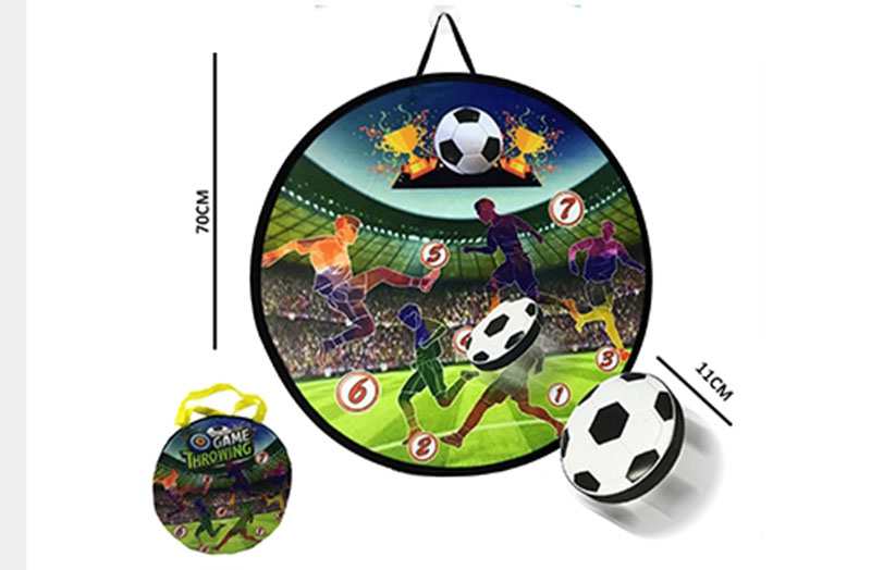 Kids Football Cloth Dart Board Set