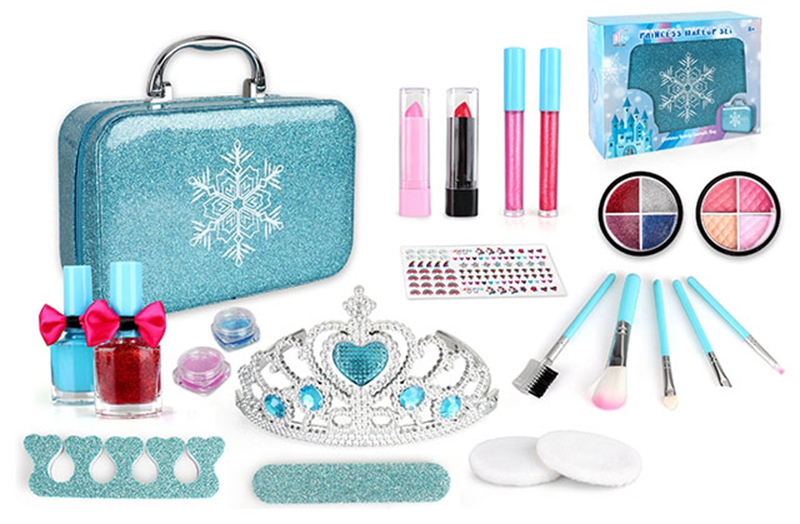 21Pcs Kids Real Makeup Kit