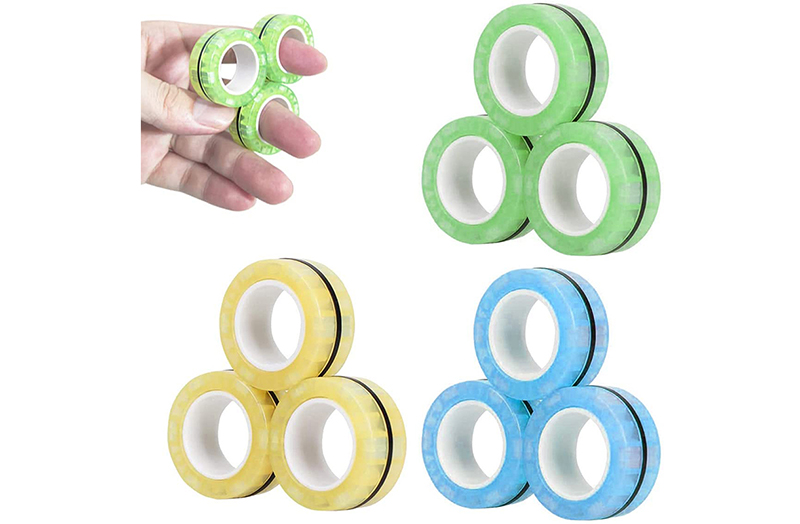 Luminous Magnetic Fidget Rings