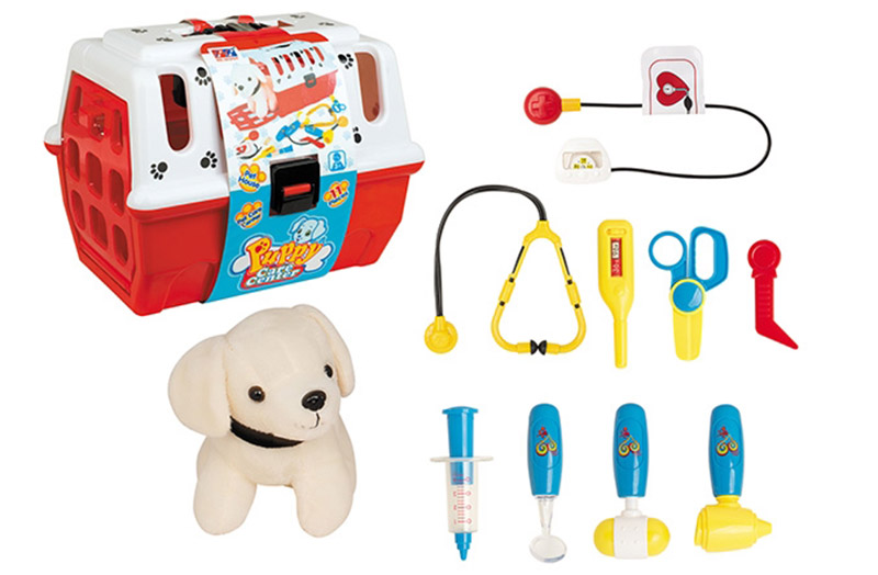 Pretend Play Examine and Treat Pet Vet Set