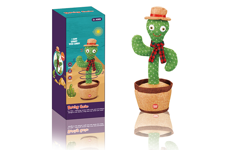Cute Electronic Shake Dancing Cactus for Baby