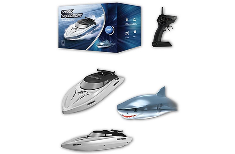 2 in 1 2.4GHz Electric Shark RC Boat