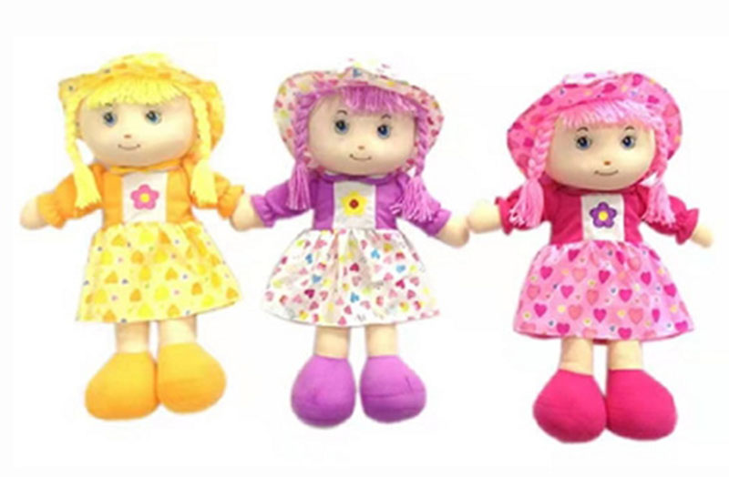12'' Stuffed Cotton Soft Girls Dolls