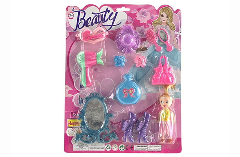 3.5'' Girls Dolls with Dressing Accessories