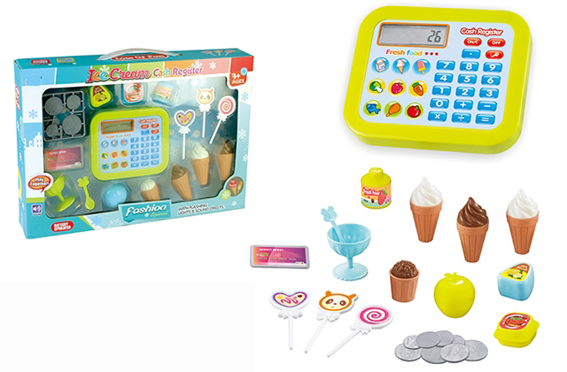 Ice Cream Cash Register Toys for Boys & Girls