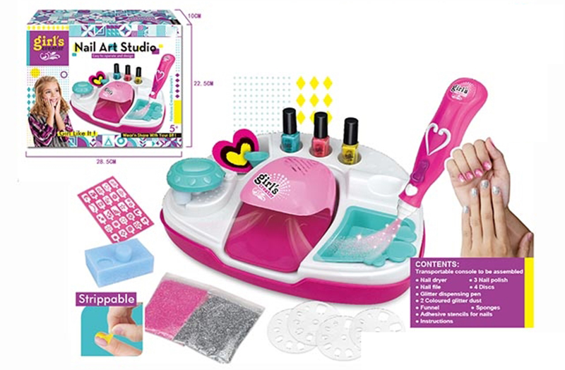 Fashion Girls Nail Art Pen Set with Dryer